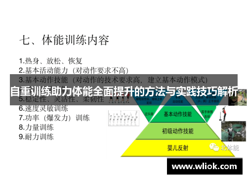 自重训练助力体能全面提升的方法与实践技巧解析
